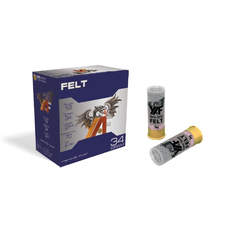 Yaf 12 Cal 34 Gr Felt ( Keçe Tapa ) Av Fişeği - 7