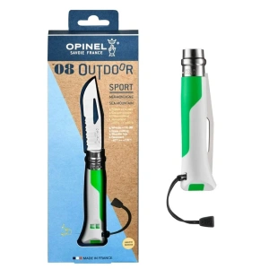 Opinel Outdoor Fluo No:8 Paslanmaz Çelik Çakı - Yeşil