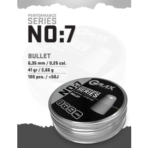 GMAX 6.35mm Bullet 41gr No : 7 PCP Saçma